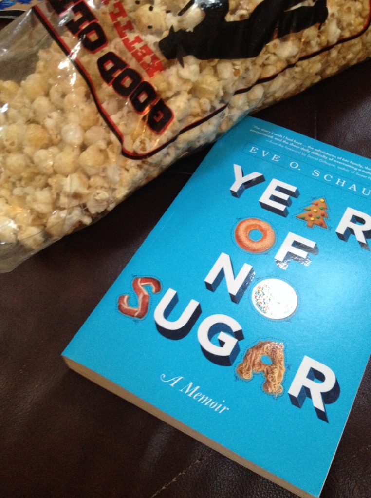 kettlecorn and book